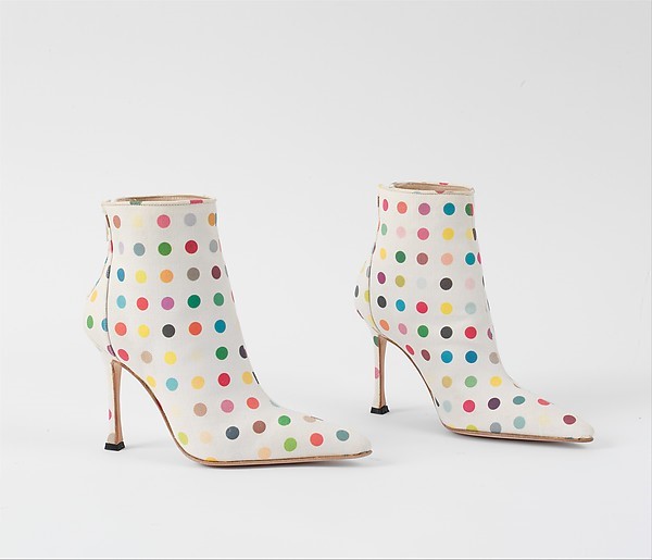 Dot boot 2002 Damien Hirst en Manolo Blahnik