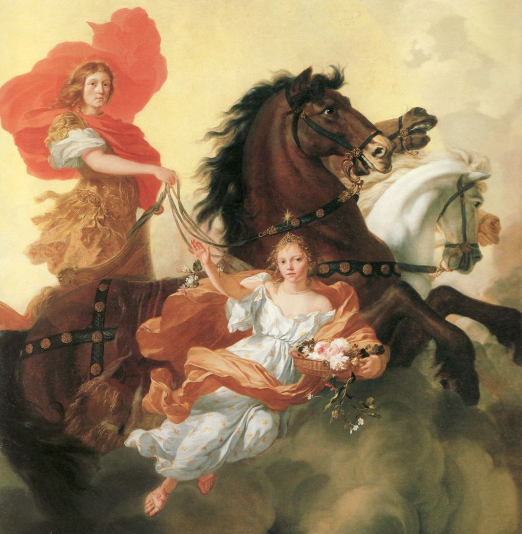 klassieke mythologie: Gerard de Lairesse 1671 Apollo en Aurora - coll. Metropolitan Museum New York
